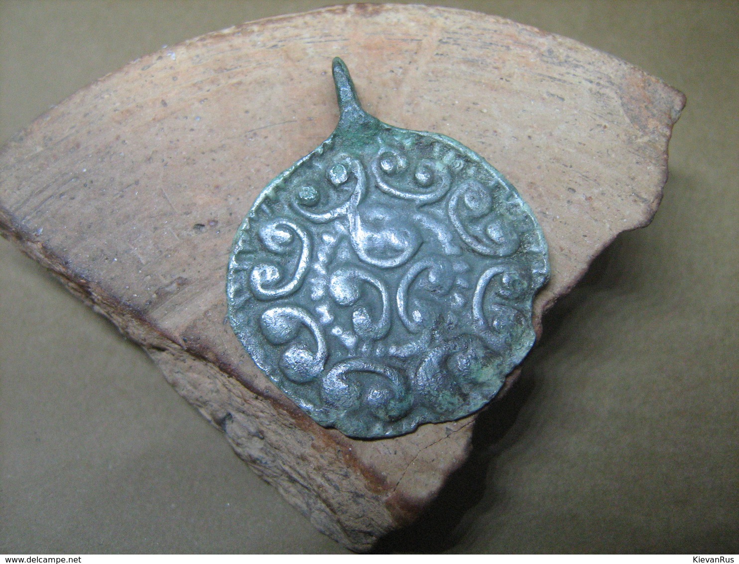 Ancient Viking Bronze Amulet 8-12 Centuries - Archéologie
