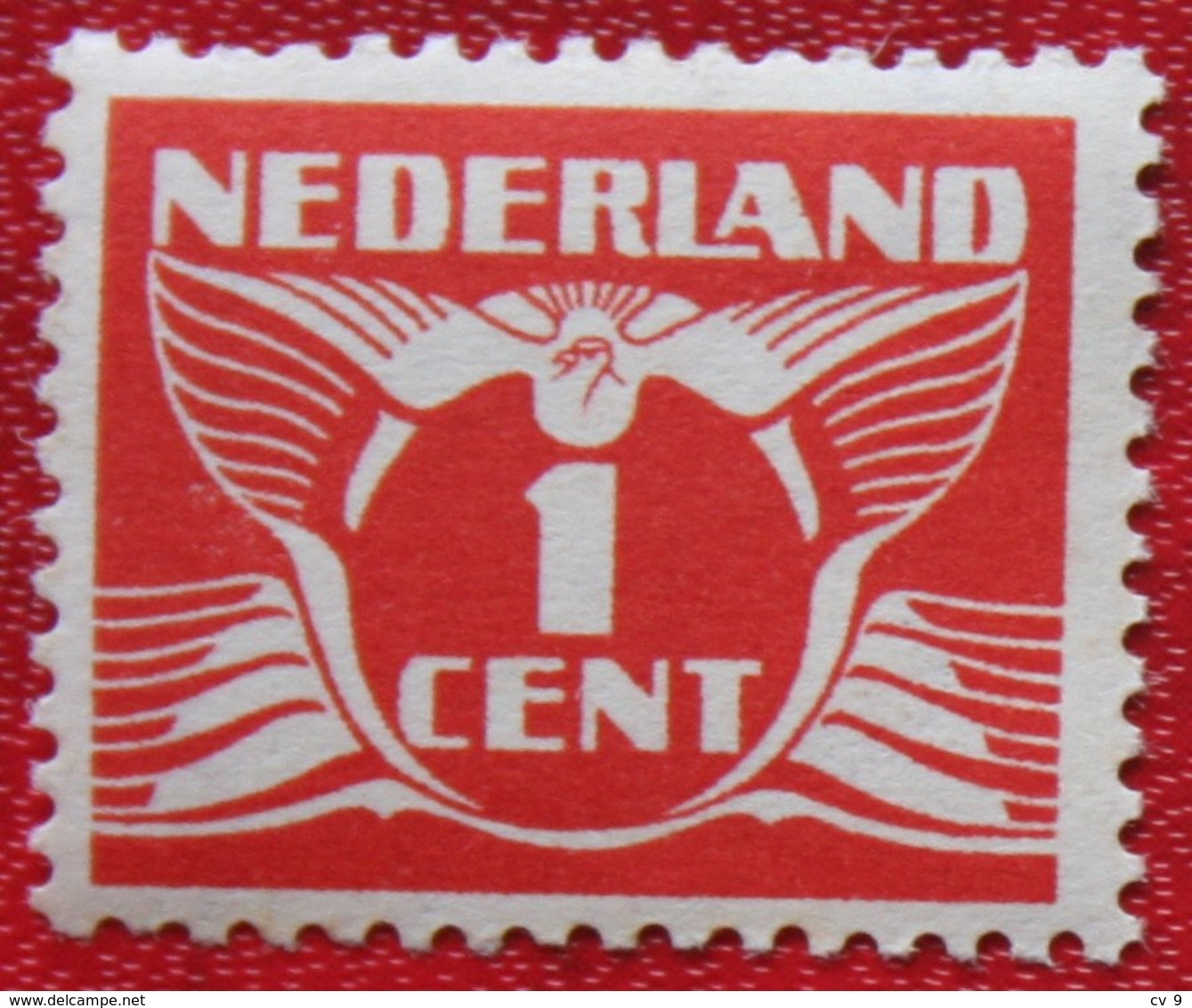 1 Ct Vliegende Duif Perf. 12 1/2  NVPH 170 A (Mi 172 A) 1926 POSTFRIS / MNH ** NEDERLAND / NIEDERLANDE - Neufs