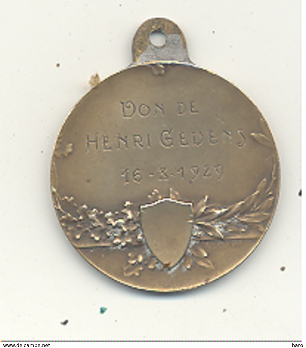 LUTTE - Médaille - Don De Henri GEVENS  16 Mars 1929 (b244) - Autres & Non Classés