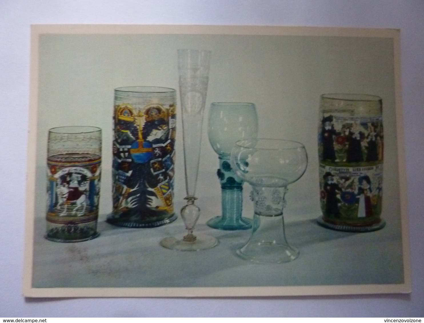 Cartoncino "THE TOLEDO MUSEUM OF ART GERMAND AND DUTCH GLASSES" Anni '60 - Altri & Non Classificati