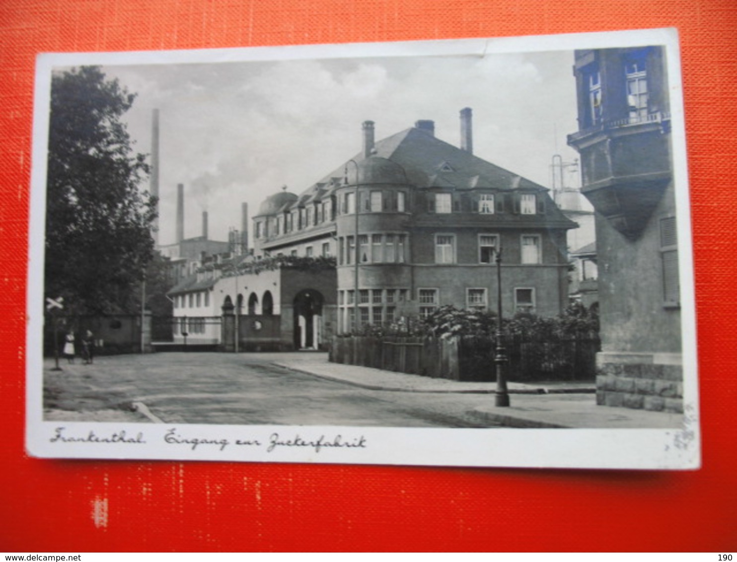 Frankenthal.Eingang Zur Zuckerfabrik - Frankenthal