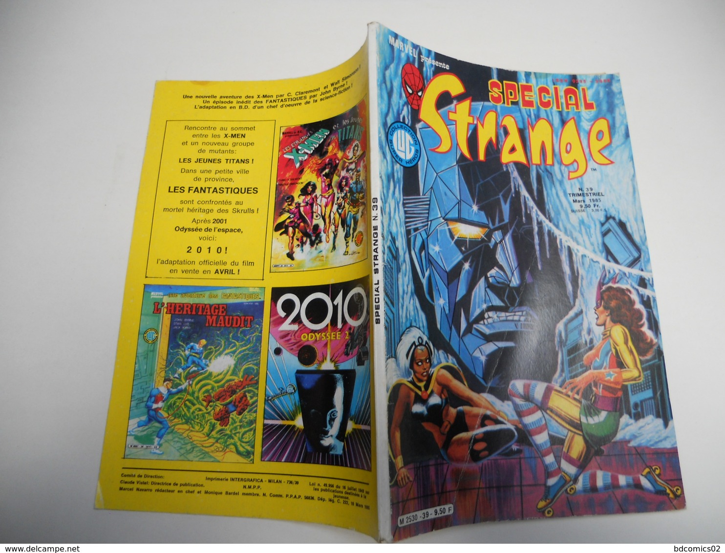 SPECIAL STRANGE EDITION LUG N°39  LES X MEN L'ARAIGNEE  LA CHOSE - Special Strange