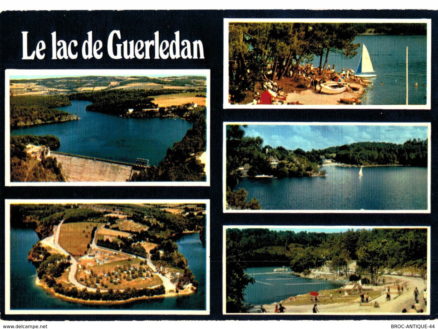 LOT N°805 - LOT DE 20 CARTES DU BARRAGE ET LAC DE GUERLEDAN