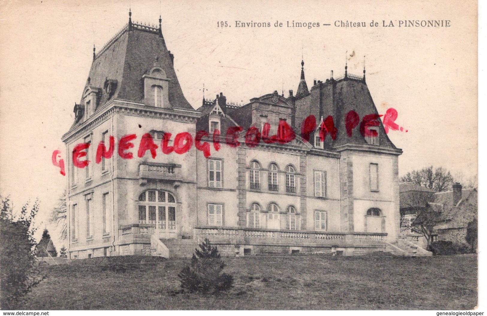 87 - PANAZOL - CHATEAU DE LA PINSONNIE  ENVIRONS DE LIMOGES - Panazol