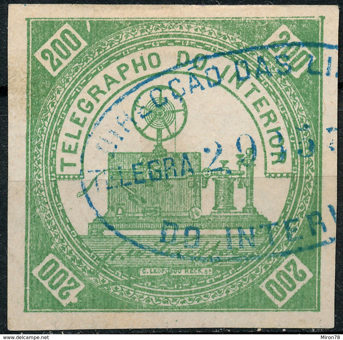 BRAZIL  TELEGRAPH 200R MEYER VFU - Télégraphes