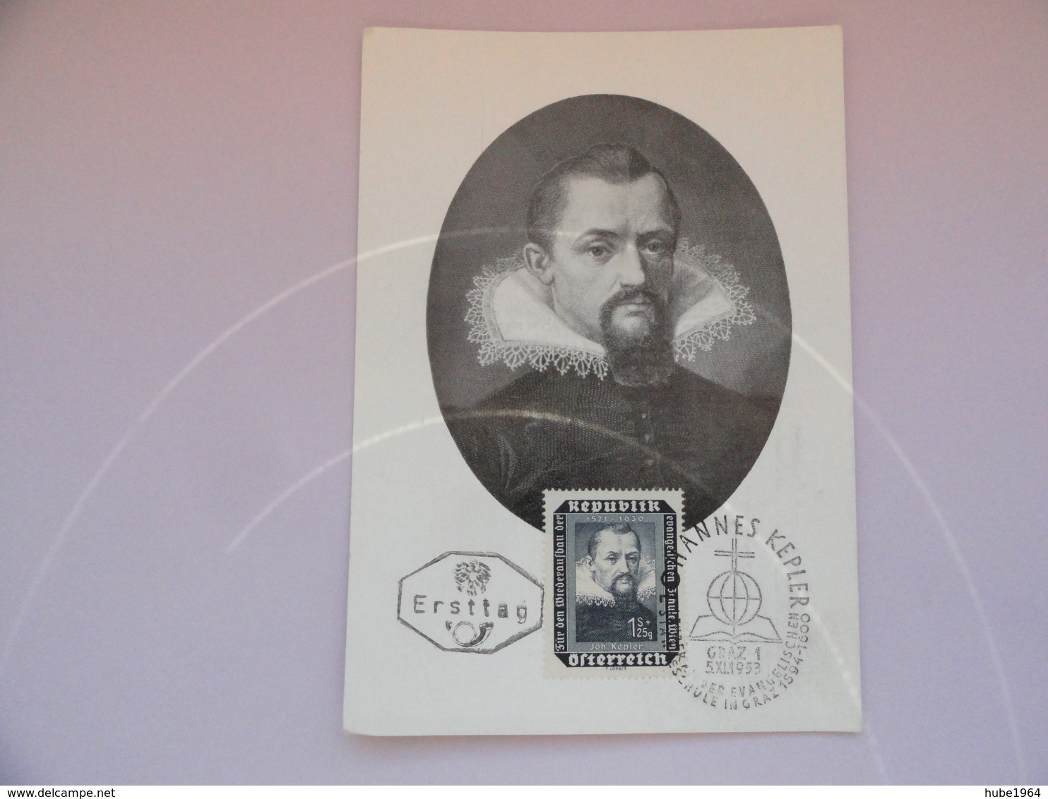 CARTE MAXIMUM CARD JOHANNES KEPLER AUTRICHE - Cartes-Maximum (CM)