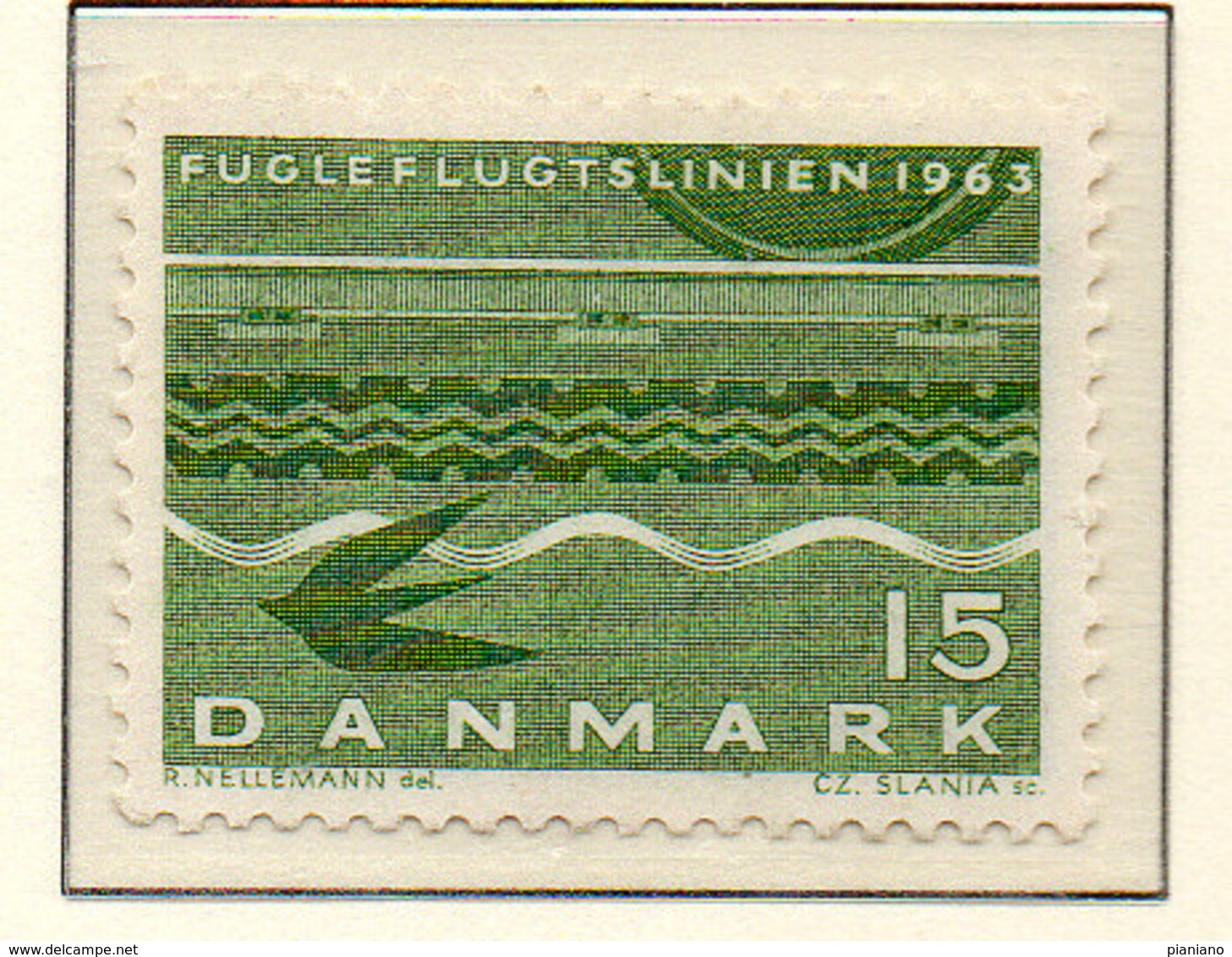 PIA - DANIMARCA -1963 : Ferry-boat Danimarca-Germania   - (Yv 426a) - Nuovi