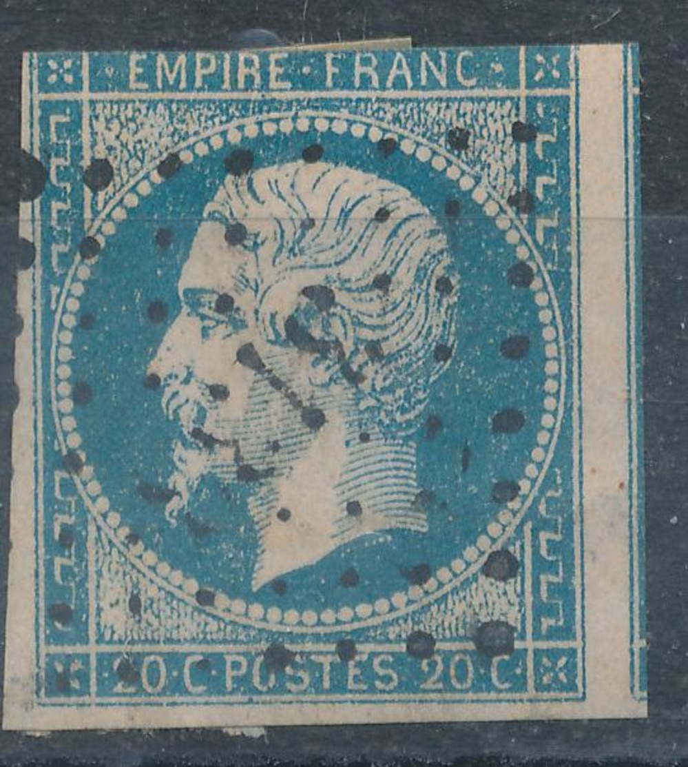 N°14 VARIETE   + PETITS CHIFFRES OU AUTRES + VALUE - 1853-1860 Napoléon III