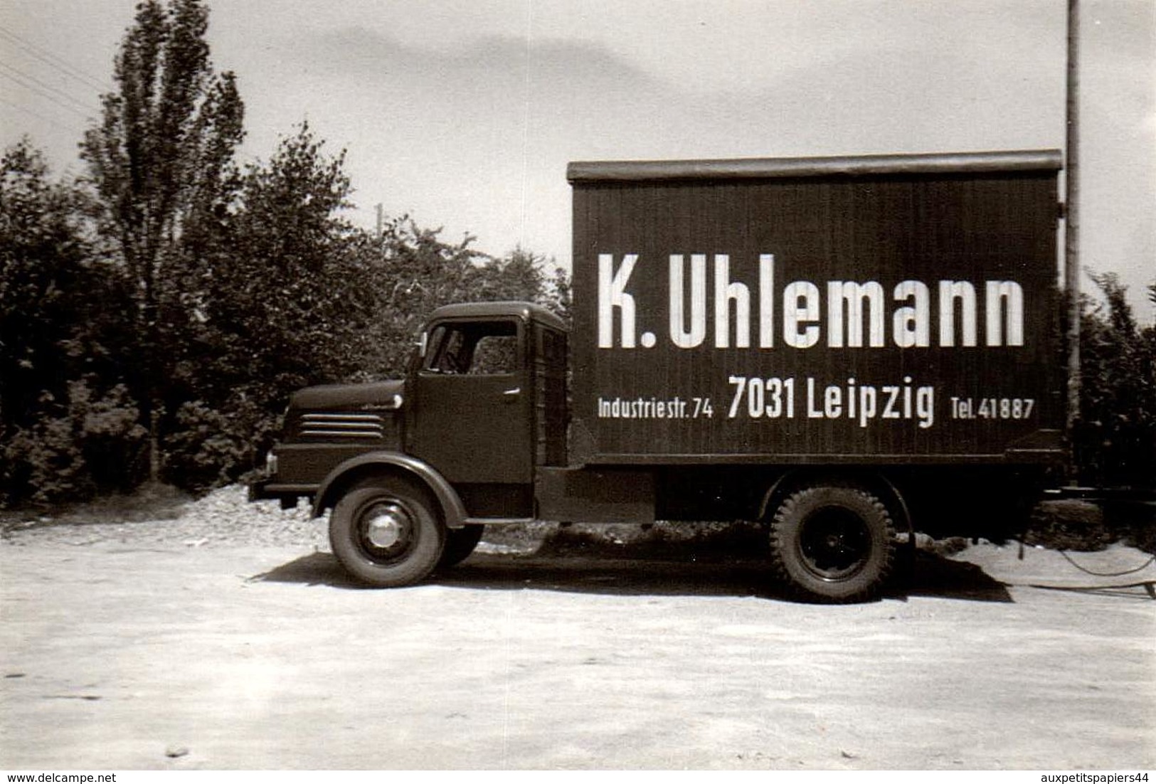 Lot De 9 Photos Originales Entreprise De Transport Et Camions De Kurt Uhlemann Mobelspedition Kohlen - Laderund 1950/60 - Automobiles