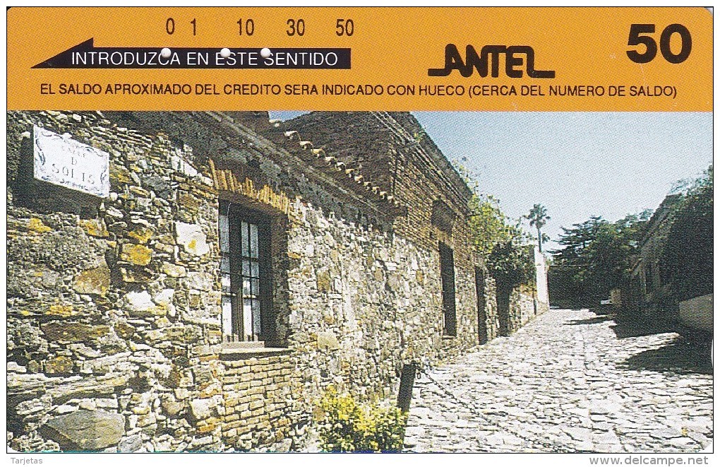 Nº 34 TARJETA DE URUGUAY DE ANTEL DE COLONIA DEL SACRAMENTO - Uruguay