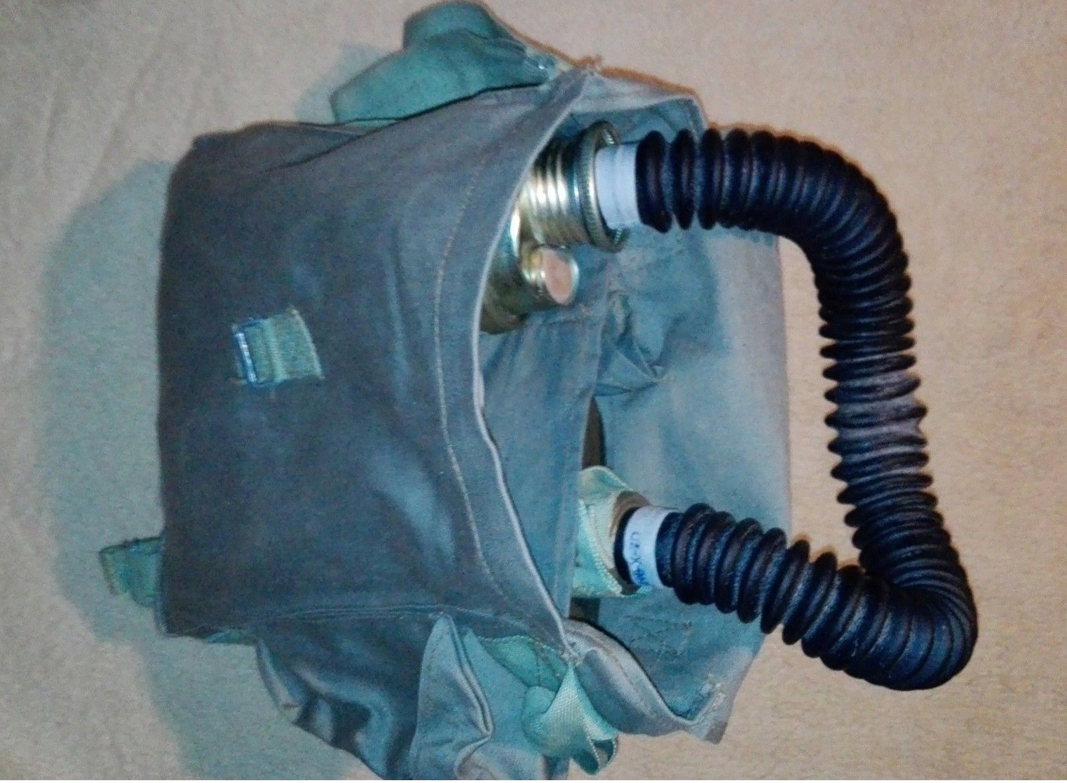 Soviet era Polish gas mask OM14 SzM41M MUA+hose. New full set original equipment with filter