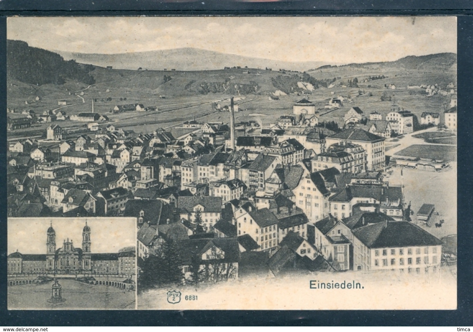 23167 Einsiedeln - Belle Vue Sur Einsiedeln + Eglise - Einsiedeln