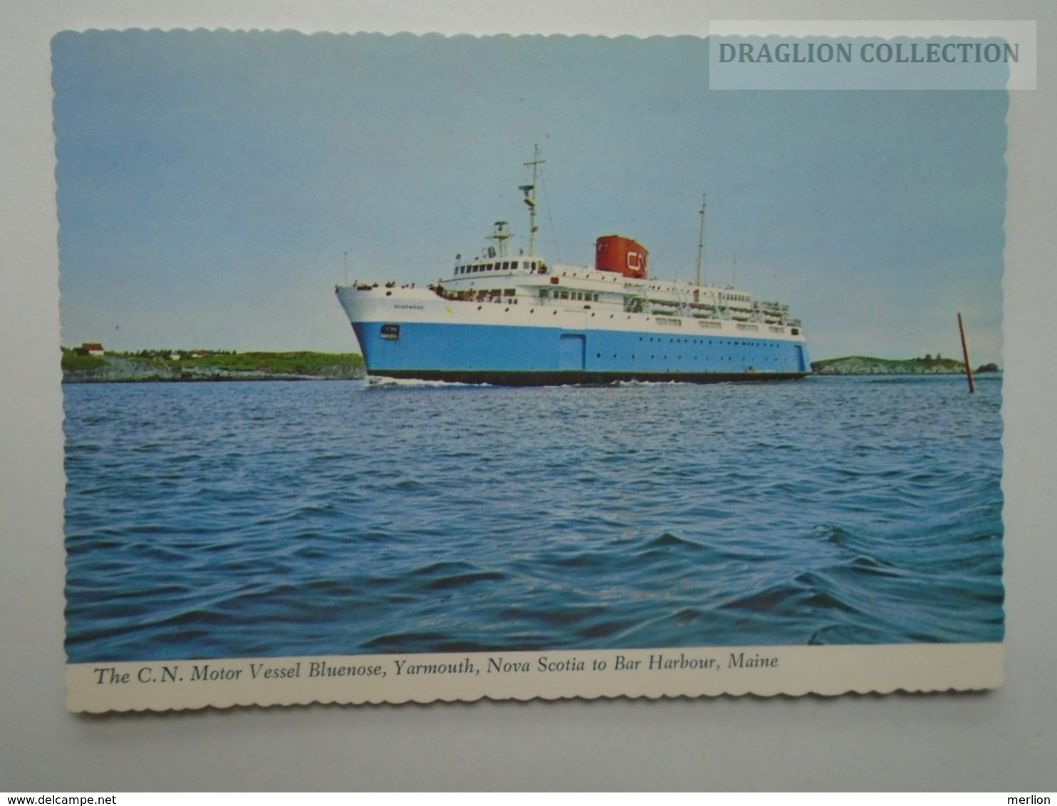 D162633   Nova Scotia Canada -  Yarmouth- FThe CN Motor Vessel BLUENOSE  - Bar Harbor - Ferry Bluenose - Yarmouth