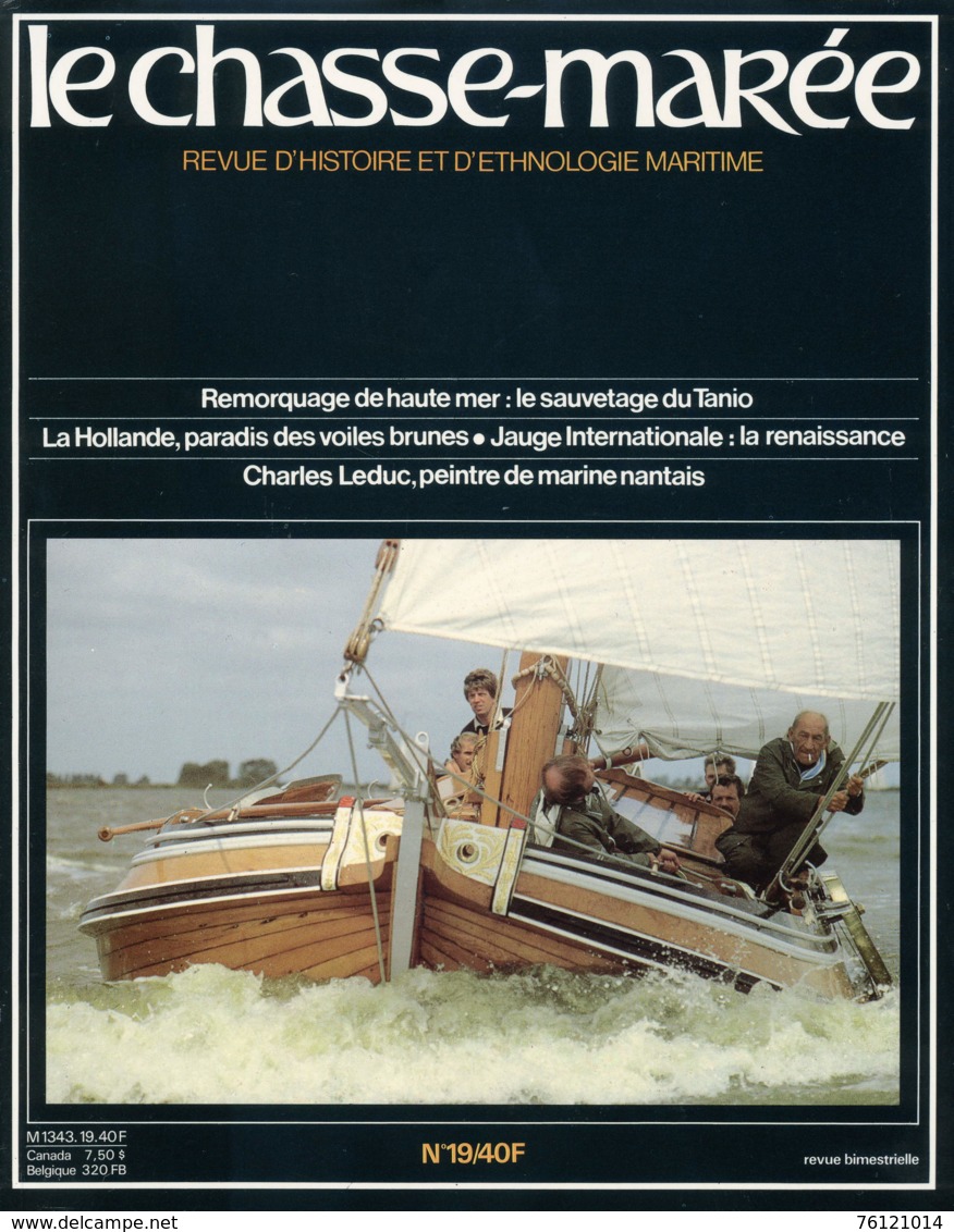 Le Chasse Marée  N° 19 - Bateau