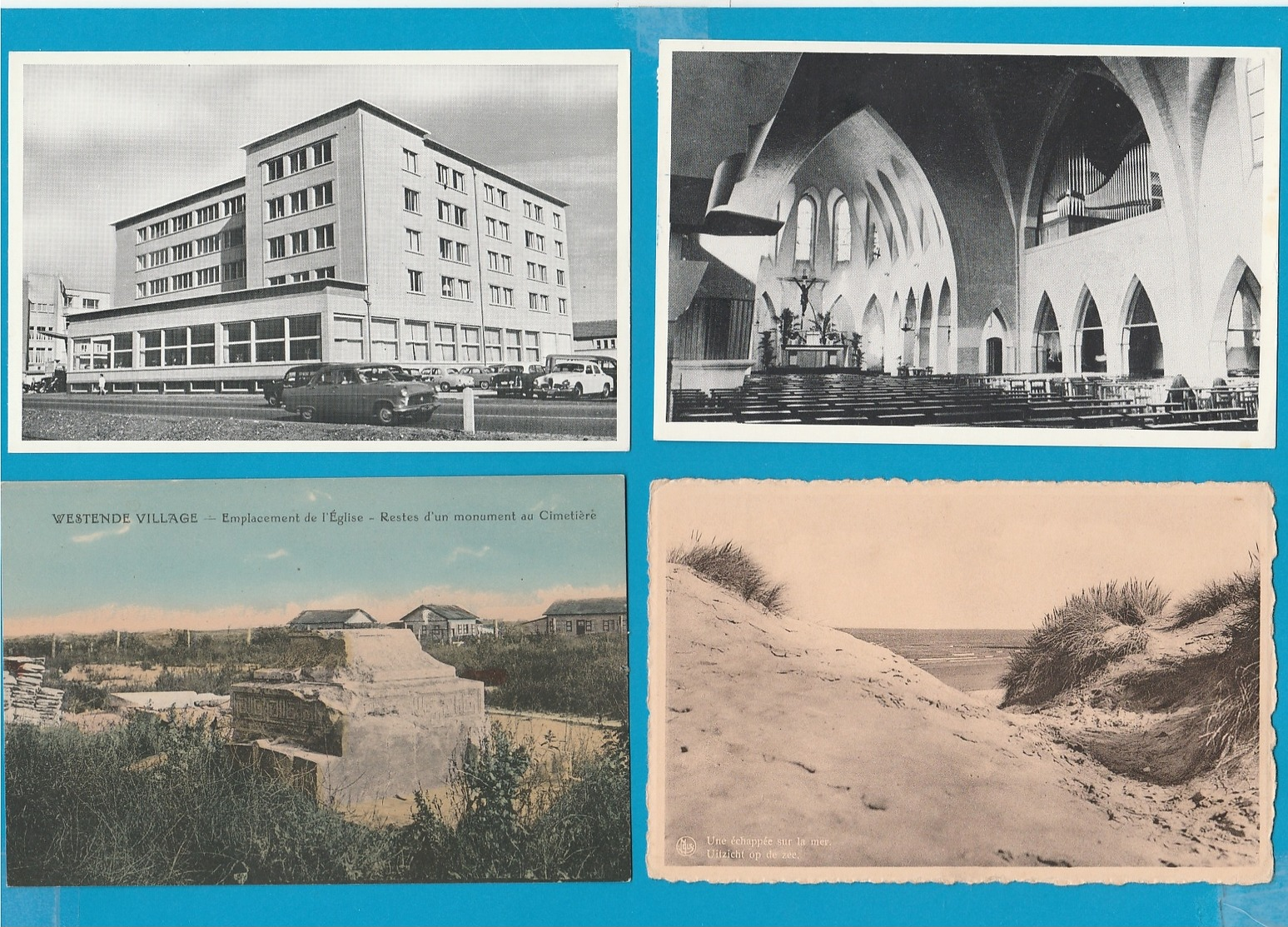 BELGIË Oostduinkerke, Lomardsijde, Westende, Middelkerke, Mariakerke Lot van 67 postkaarten.