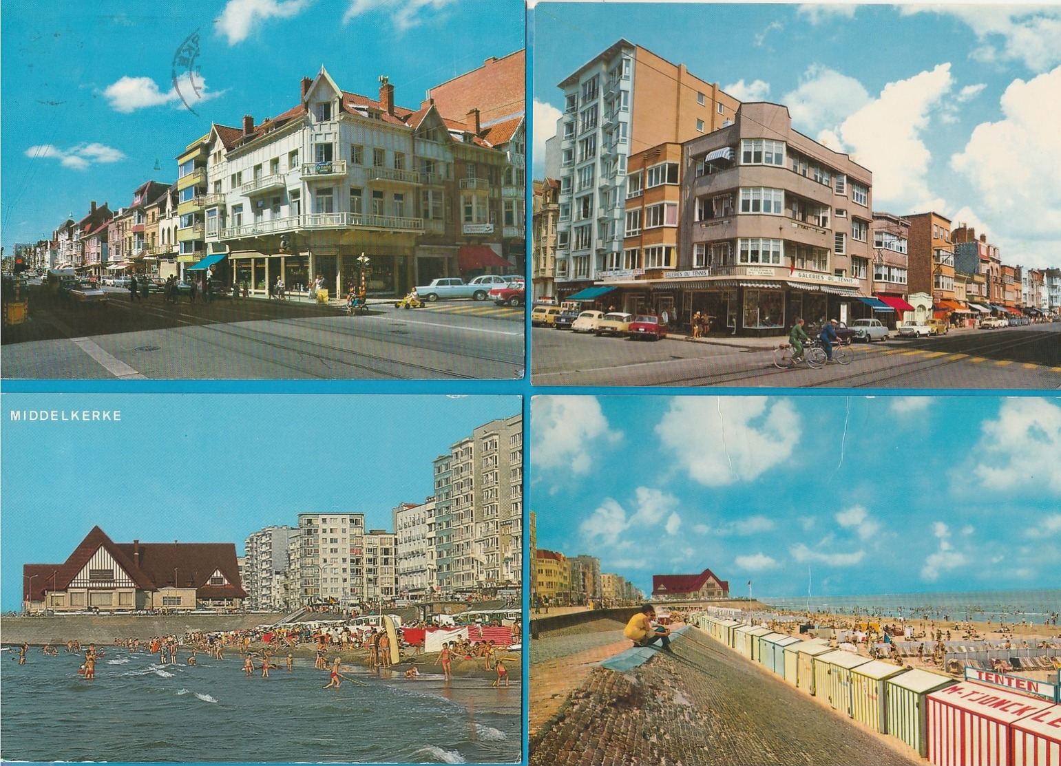 BELGIË Oostduinkerke, Lomardsijde, Westende, Middelkerke, Mariakerke Lot van 67 postkaarten.