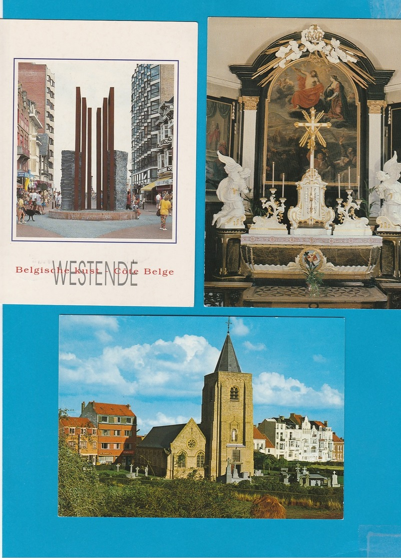BELGIË Oostduinkerke, Lomardsijde, Westende, Middelkerke, Mariakerke Lot van 67 postkaarten.