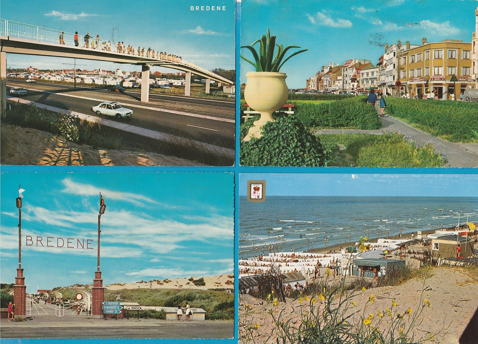 BELGIË Bredene, De Haan, Wenduine, Zeebrugge, Lot van 73 postkaarten.