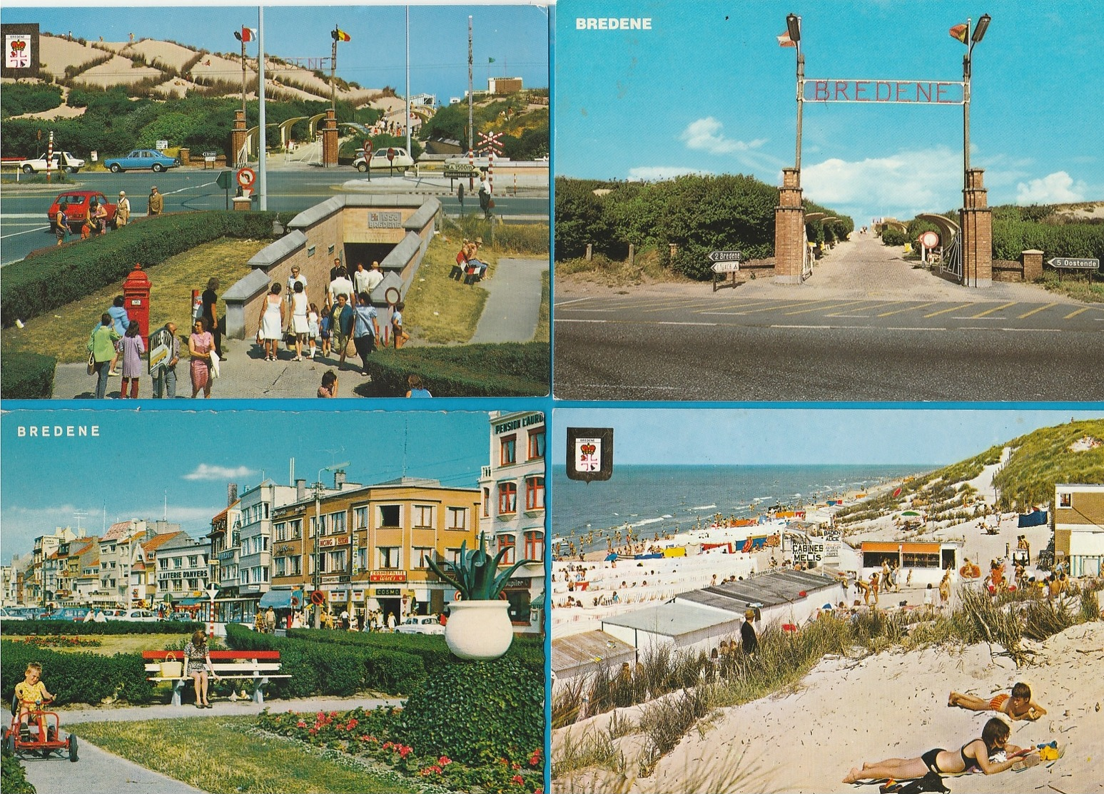 BELGIË Bredene, De Haan, Wenduine, Zeebrugge, Lot van 73 postkaarten.