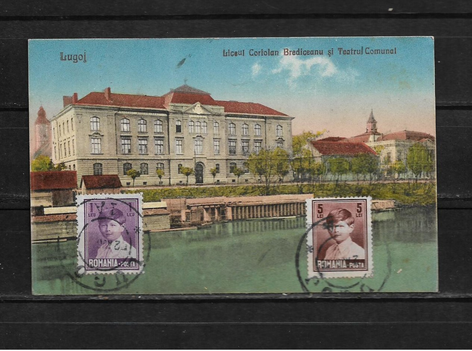Rumania 1928 Tarjeta Postal Circulada De Lugoj A Gran Bretaña - Rumania