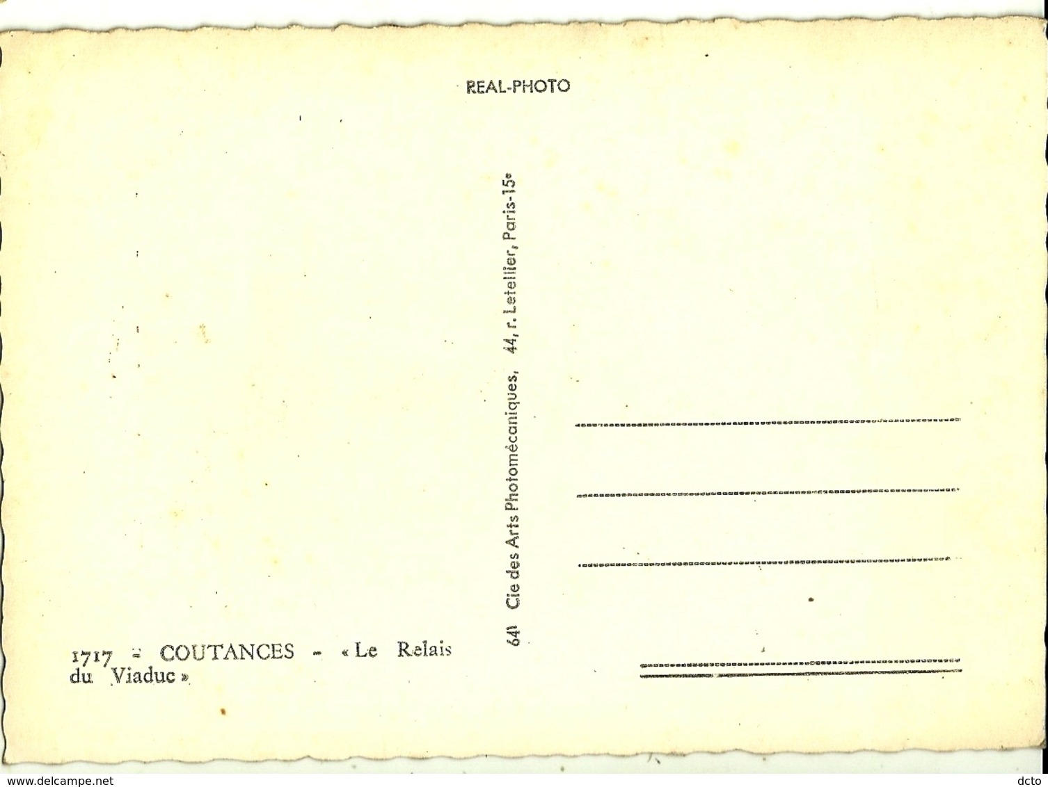 COUTANCES "Le Relais Du Viaduc"  Cap 1717 - Coutances