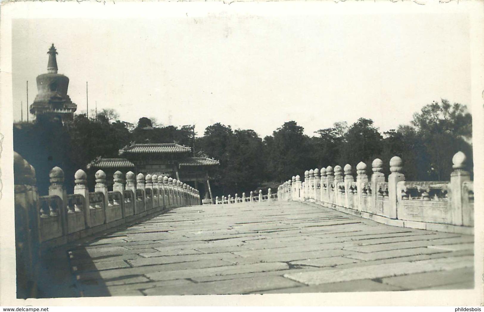 ASIE  CHINE (carte Photo Année 1930/40)  PALAIS D'HIVER - Chine