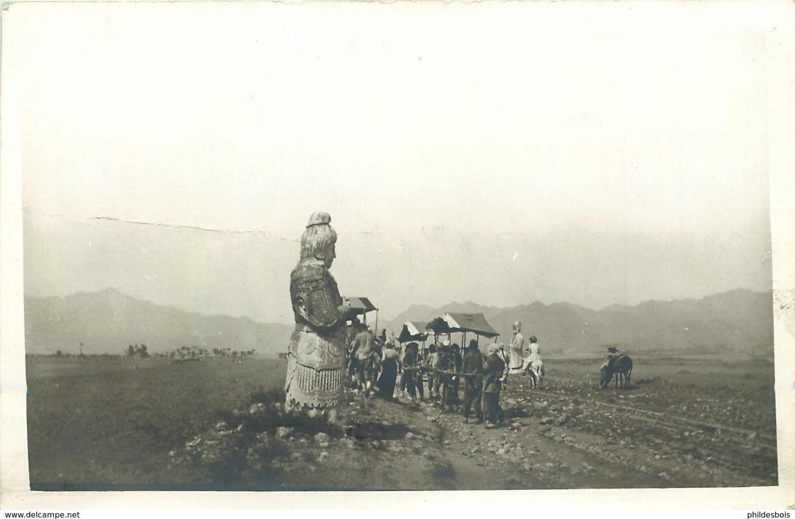 ASIE  CHINE (carte Photo Année 1930/40)  TOMBEAUX MING - Chine