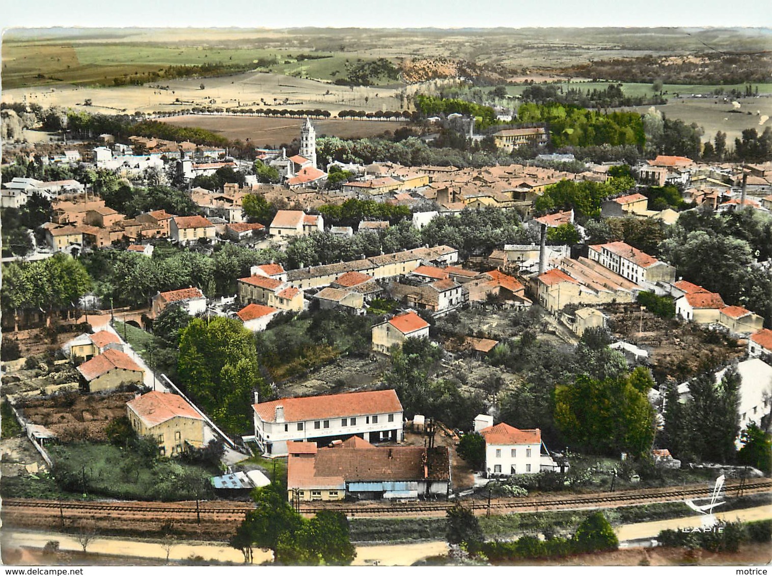 LABRUGUIERE - Vue Aérienne, Voie Ferrée. - Labruguière