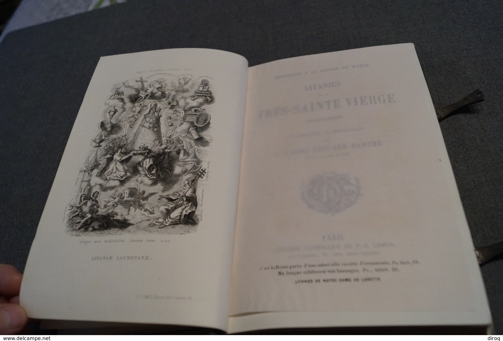 Baronne De T'Serclaes De Wommersom,plusieurs Manuscrits,monument A La Gloire De Marie,1850,l'Abbé E.Barthe. - Manuscrits