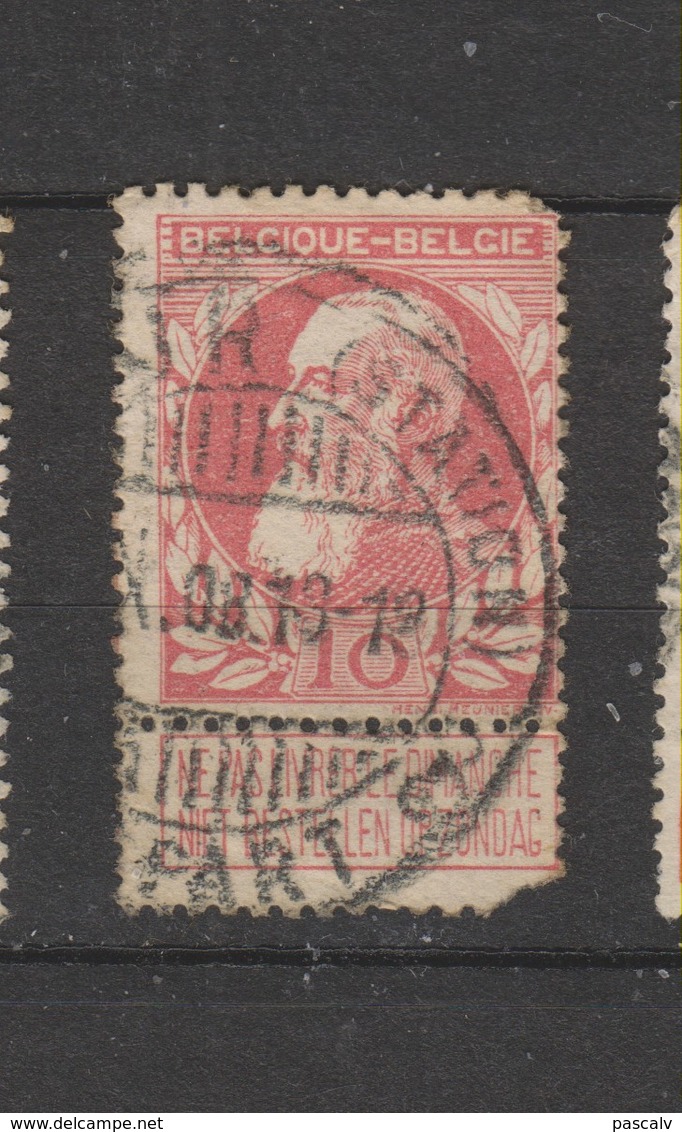 COB 74 Oblitéré Cachet Pont NAMUR (Station) Départ - 1905 Thick Beard