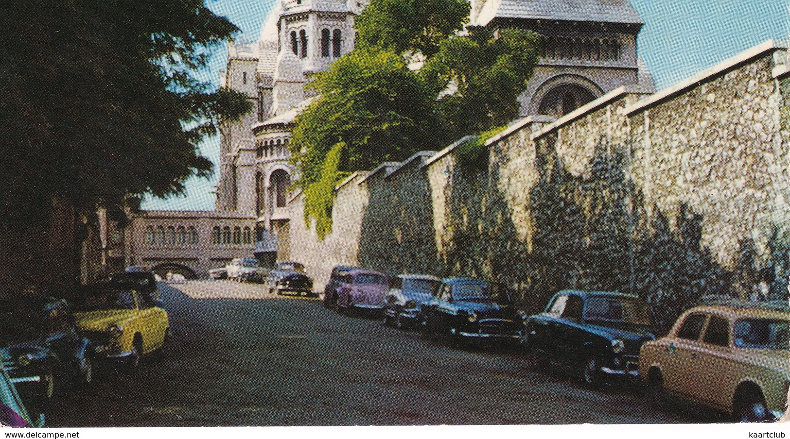 Paris: PEUGEOT 403, CABRIOLET, RENAULT 4CV, SIMCA ARONDE '56, VW 1200 KÄFER/COX - Panorama Tour Sacré-Coeur - Turismo