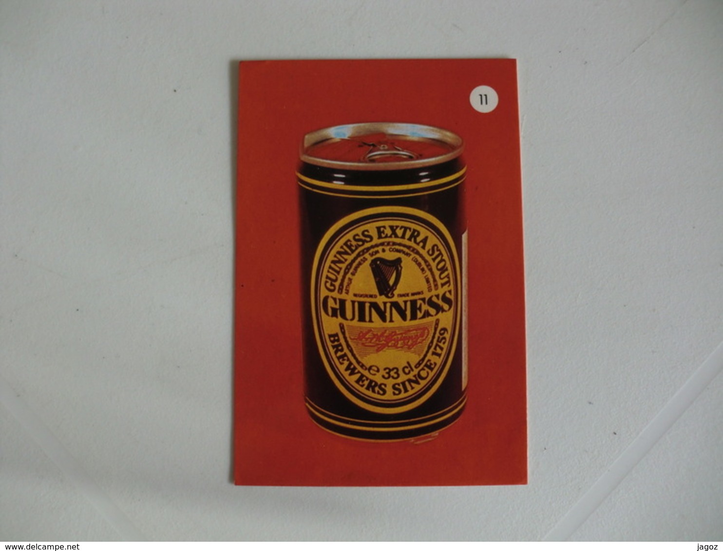 Drink Guinness Extra Stout Portugal Portuguese Pocket Calendar 1988 - Petit Format : 1981-90