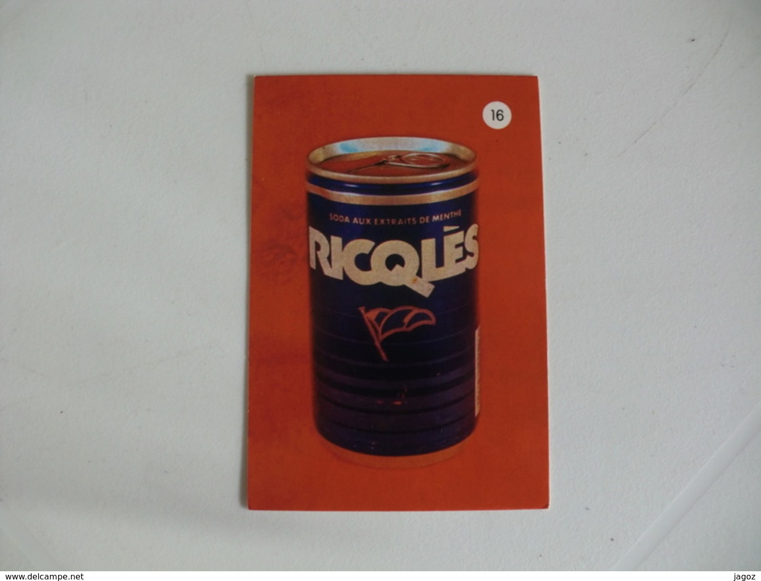 Drink Ricqlès Soda Portugal Portuguese Pocket Calendar 1988 - Petit Format : 1981-90