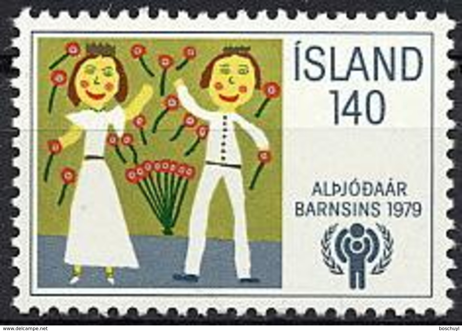 Iceland, 1979, International Year Of The Child, IYC, United Nations, MNH, Michel 543 - Autres & Non Classés