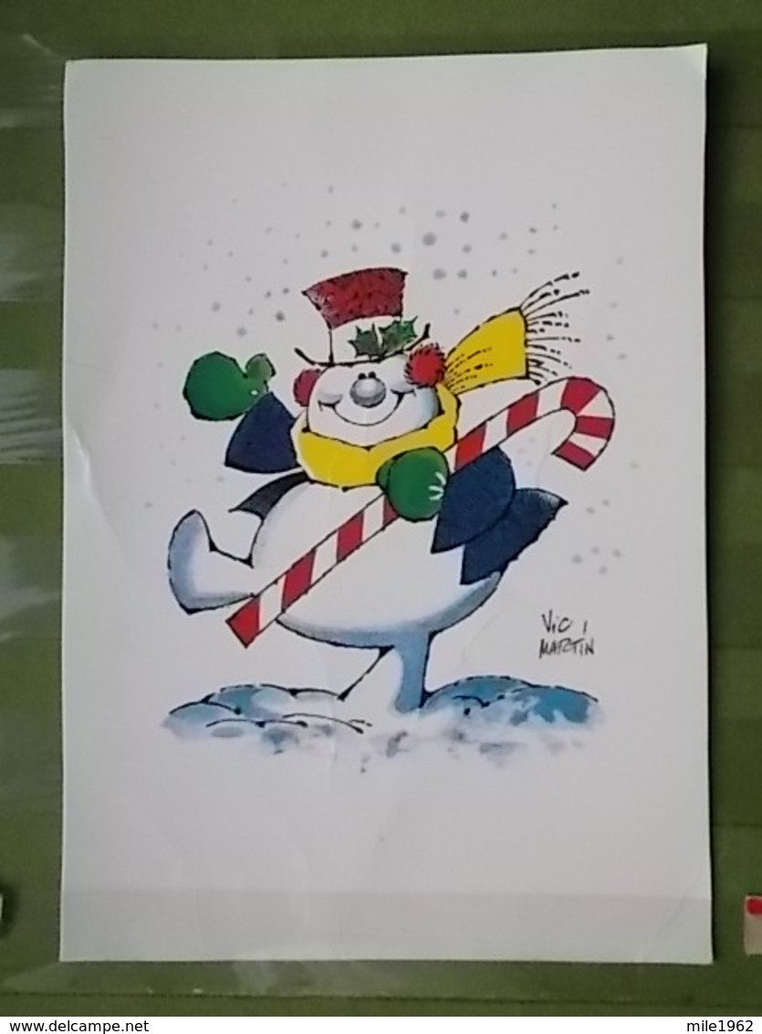 KOV 8-93 - New Year, Bonne Annee, Snowman, Bonhomme De Neige - Anno Nuovo