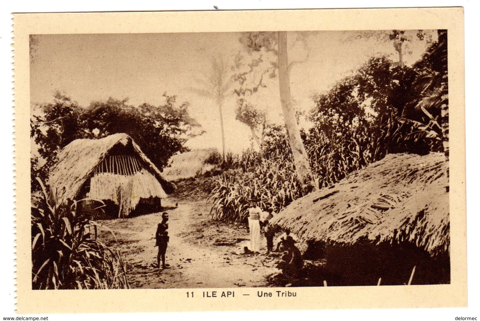 CPSM Ile Api Epi Vanuatu Océanie Une Tribu éditeur Braun & Cie Paris - Vanuatu