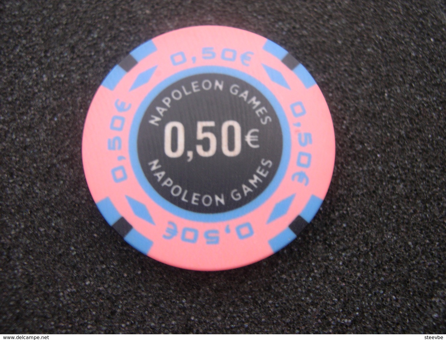 Casino Chip Fiche 0,50 € Middelkerke (temporary Casino) Belgium Belgique België - Casino