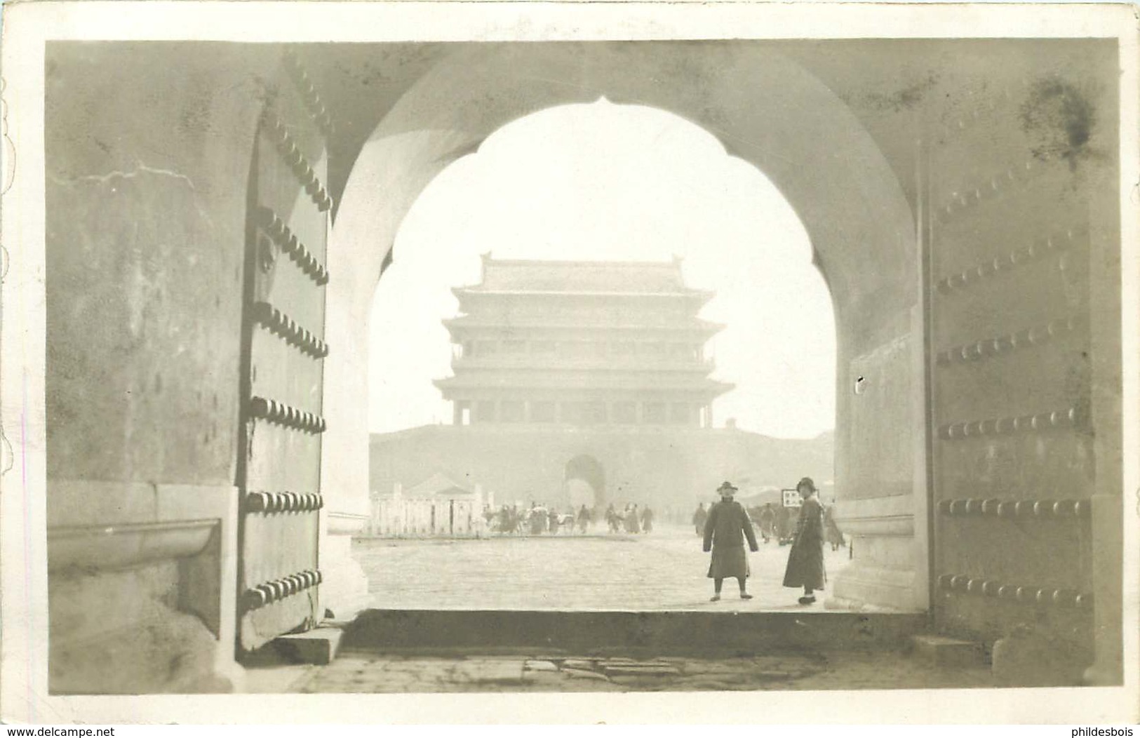 ASIE  CHINE (carte Photo Année 1930/40)  PALAIS DE ? - Chine