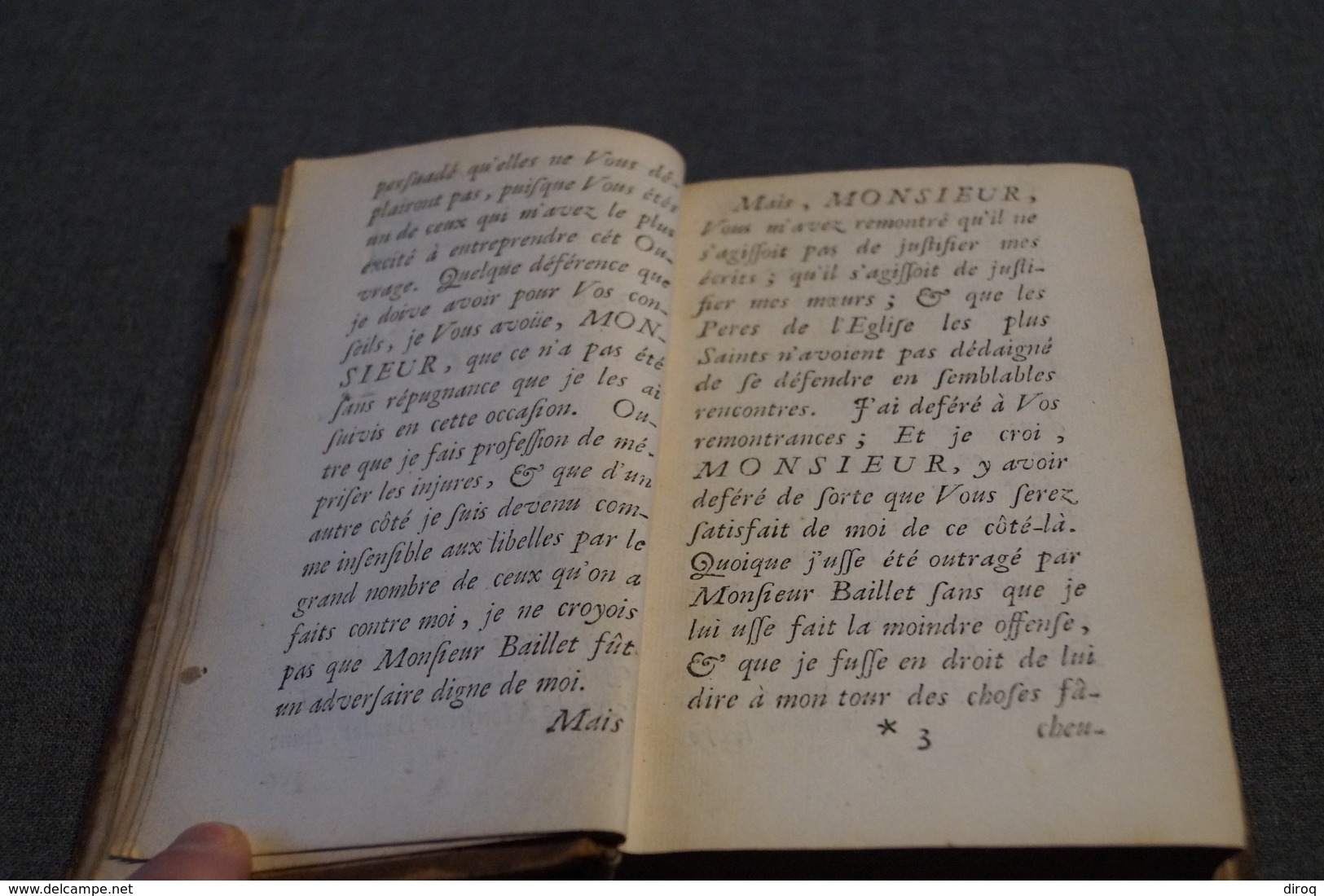 Anti-Baillet Ou Critique,jugement Des Savants Par Mr.Gilles Menage,1690,La Haye,390 Pages + 16,16 Cm/10,5 Cm. - Jusque 1700