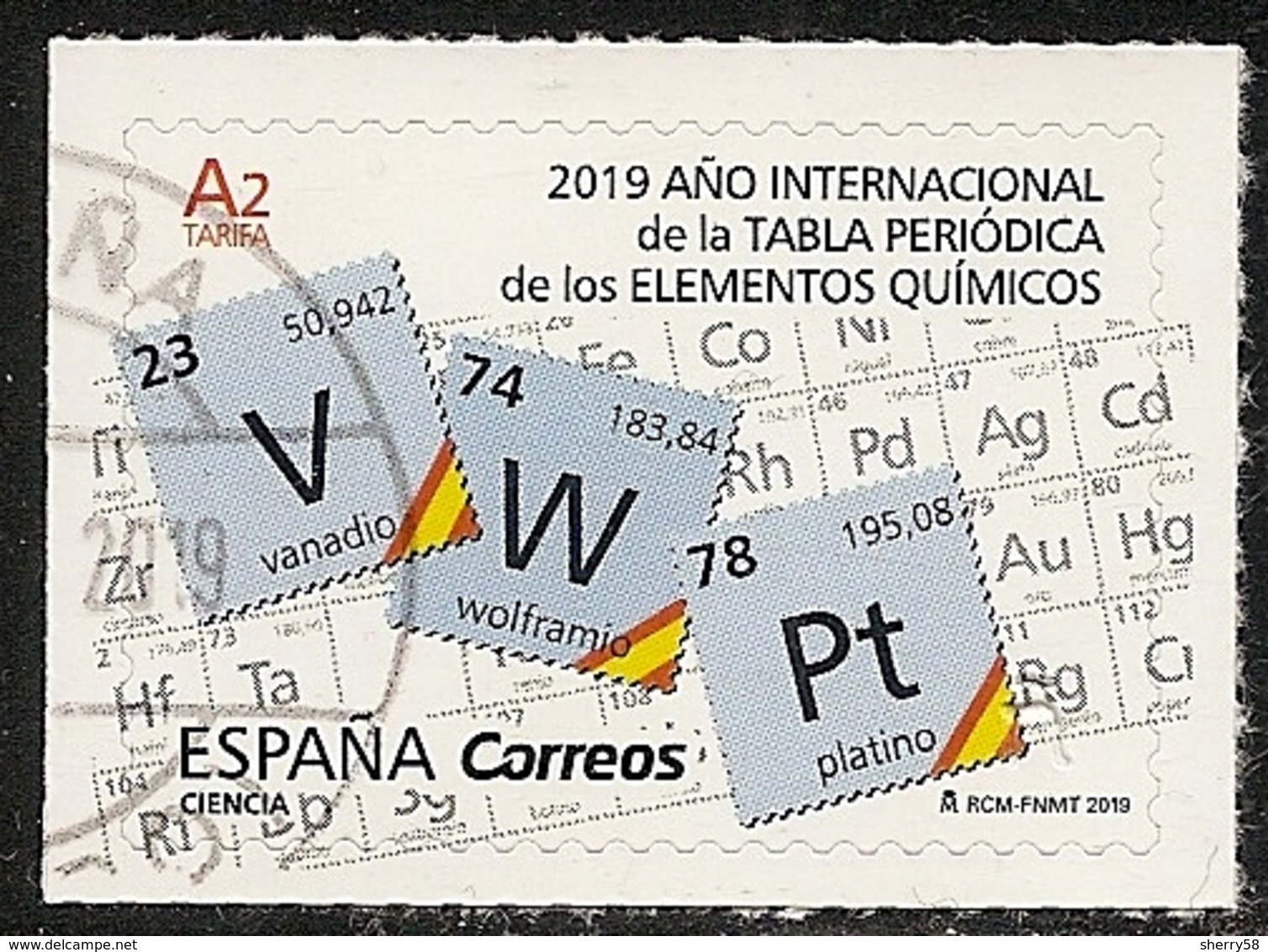 2019-ED. 5287 COMPLETA - 2019 Año Internacional Tabla Periódica - USADO - Used Stamps