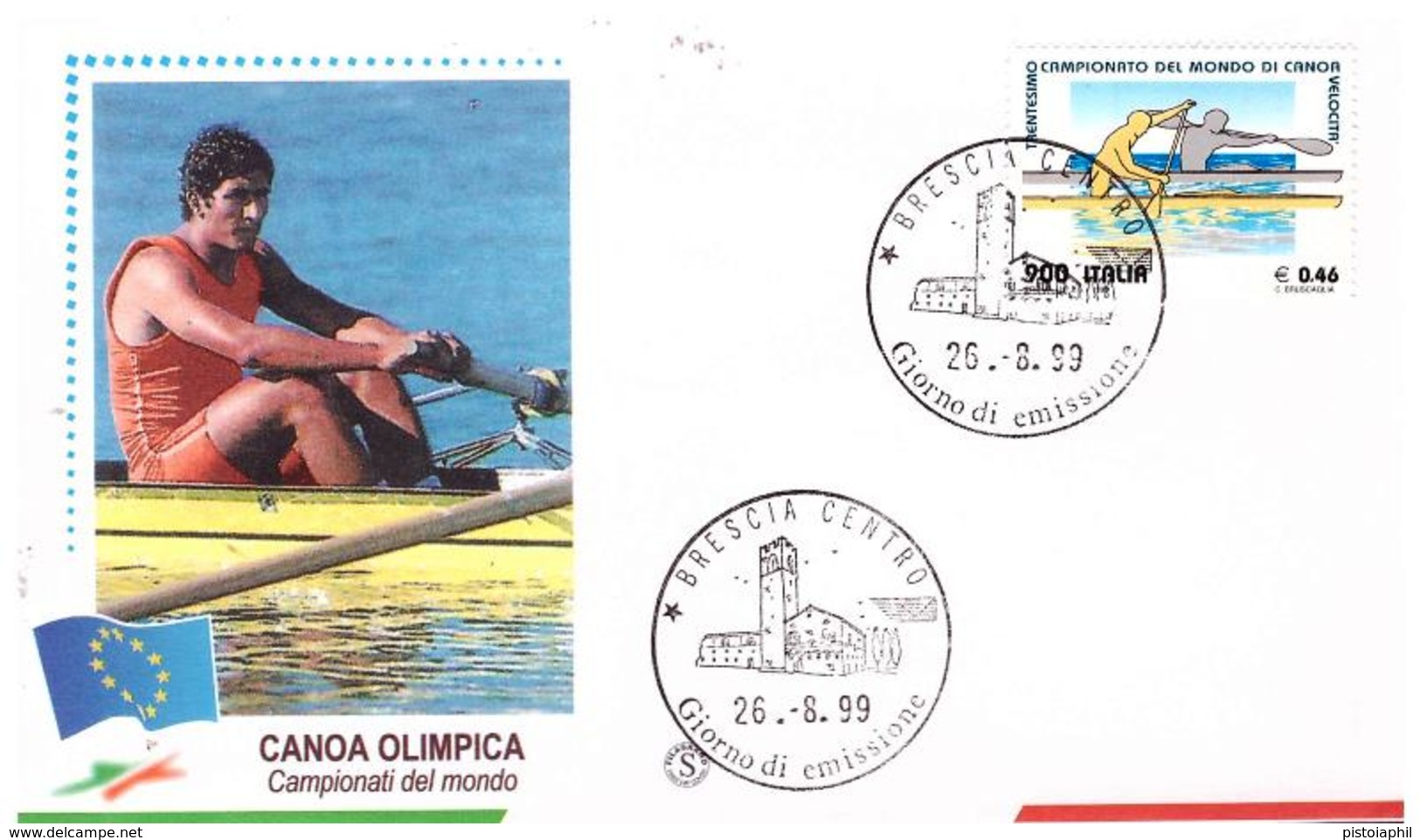 Fdc Filagrano: CANOA  1999; No Viaggiata; AF_Brescia - FDC