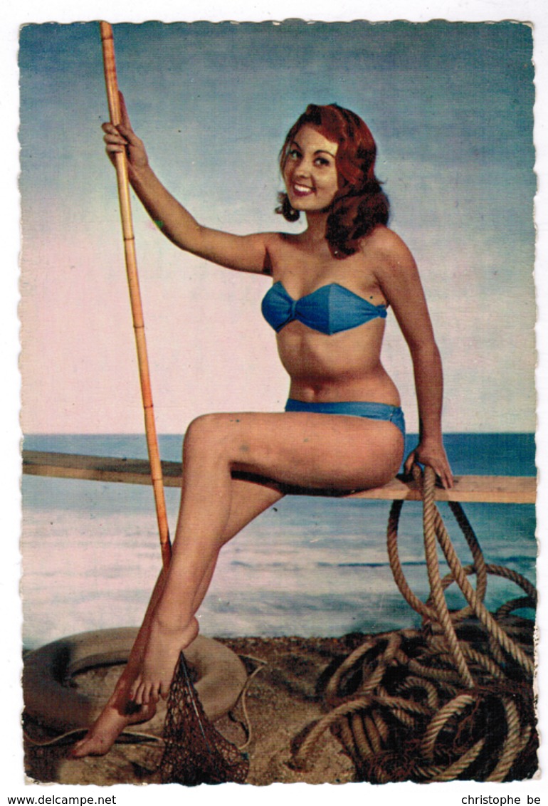 Baadster, Baigneuse Sur La Plage, Pin-up (pk52953) - Pin-Ups