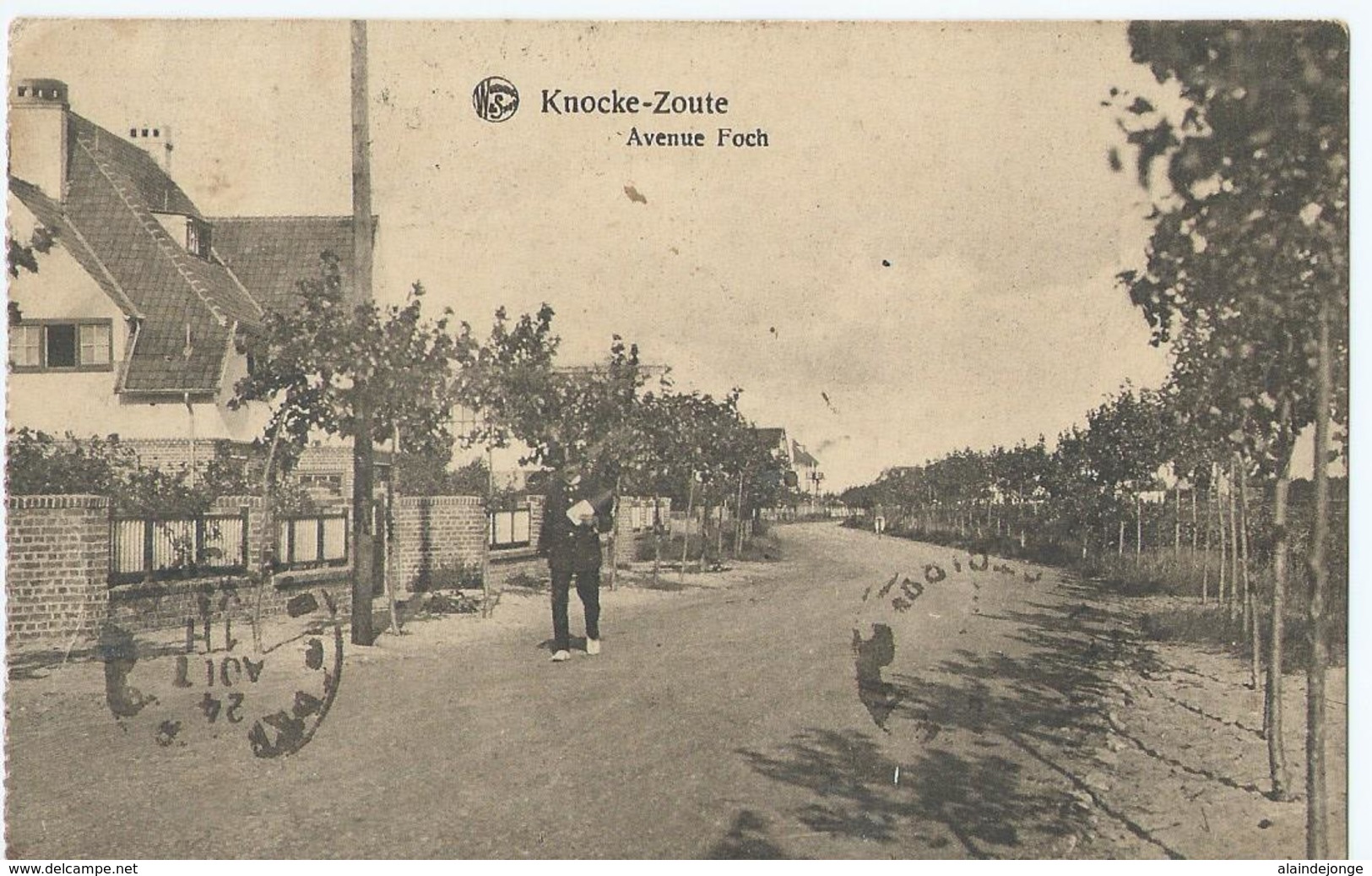 Knokke - Knocke-Zoute - Avenue Foch - Edition Weenenk & Snel Série 2 No 16 - 1923 - Knokke