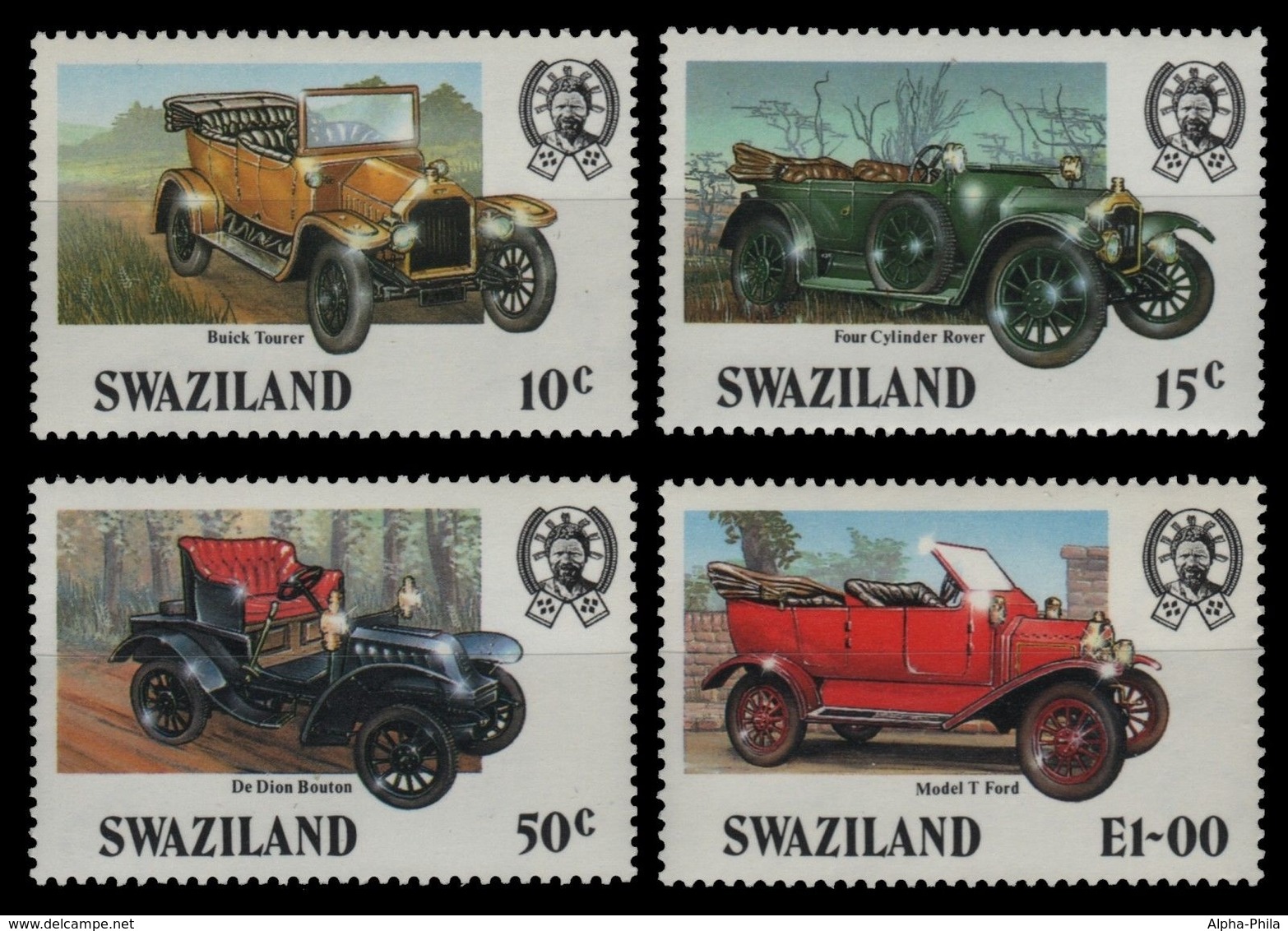 Swaziland 1985 - Mi-Nr. 490-493 ** - MNH - Autos / Cars - Swaziland (1968-...)