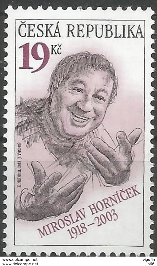 2018 : Miroslav HORNICEK (1918-2003) écrivain Acteur Et Directeur Du Théâtre D'avant Garde - Neufs