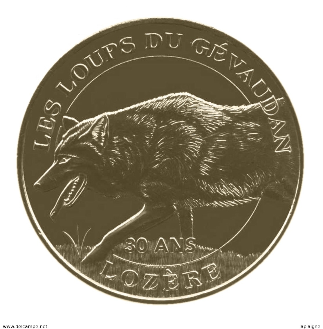 Monnaie De Paris , 2015 ,Saint-Leger-de-Peyre , Loups De Gévaudan 30 Ans - Other & Unclassified