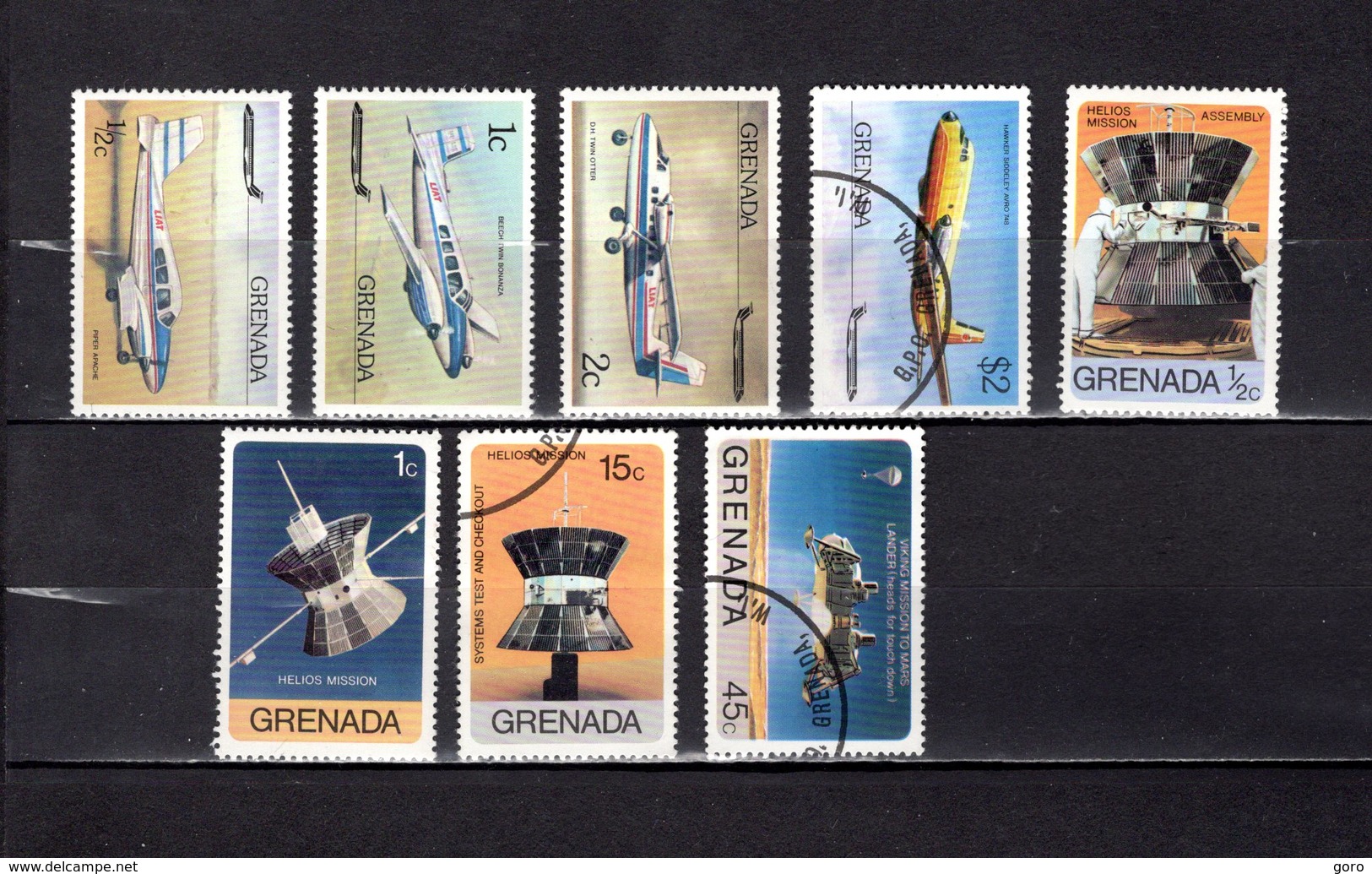 Grenada  1976  ,   Y&T  Nº   696/698-701-702/703-705/706 - Granada (...-1974)