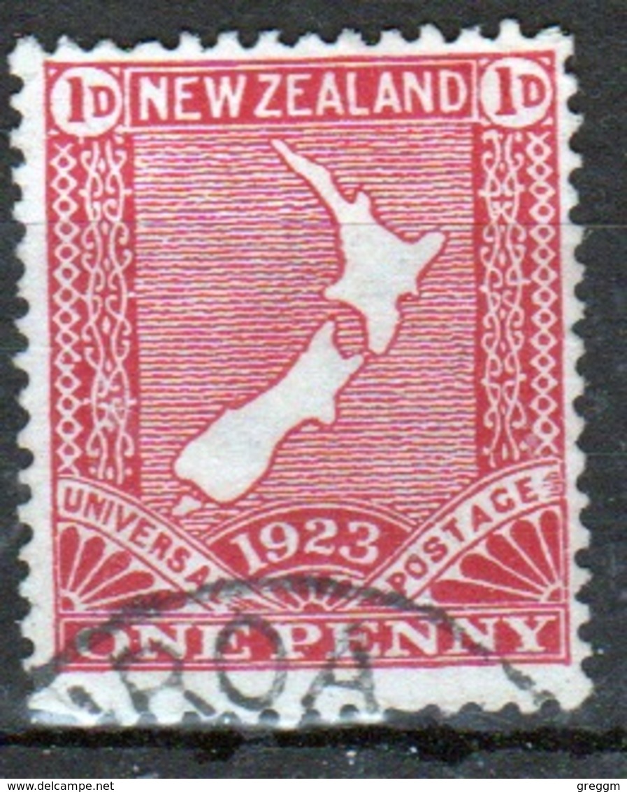 New Zealand 1923 King George V 1d Carmine Stamp. - Ongebruikt