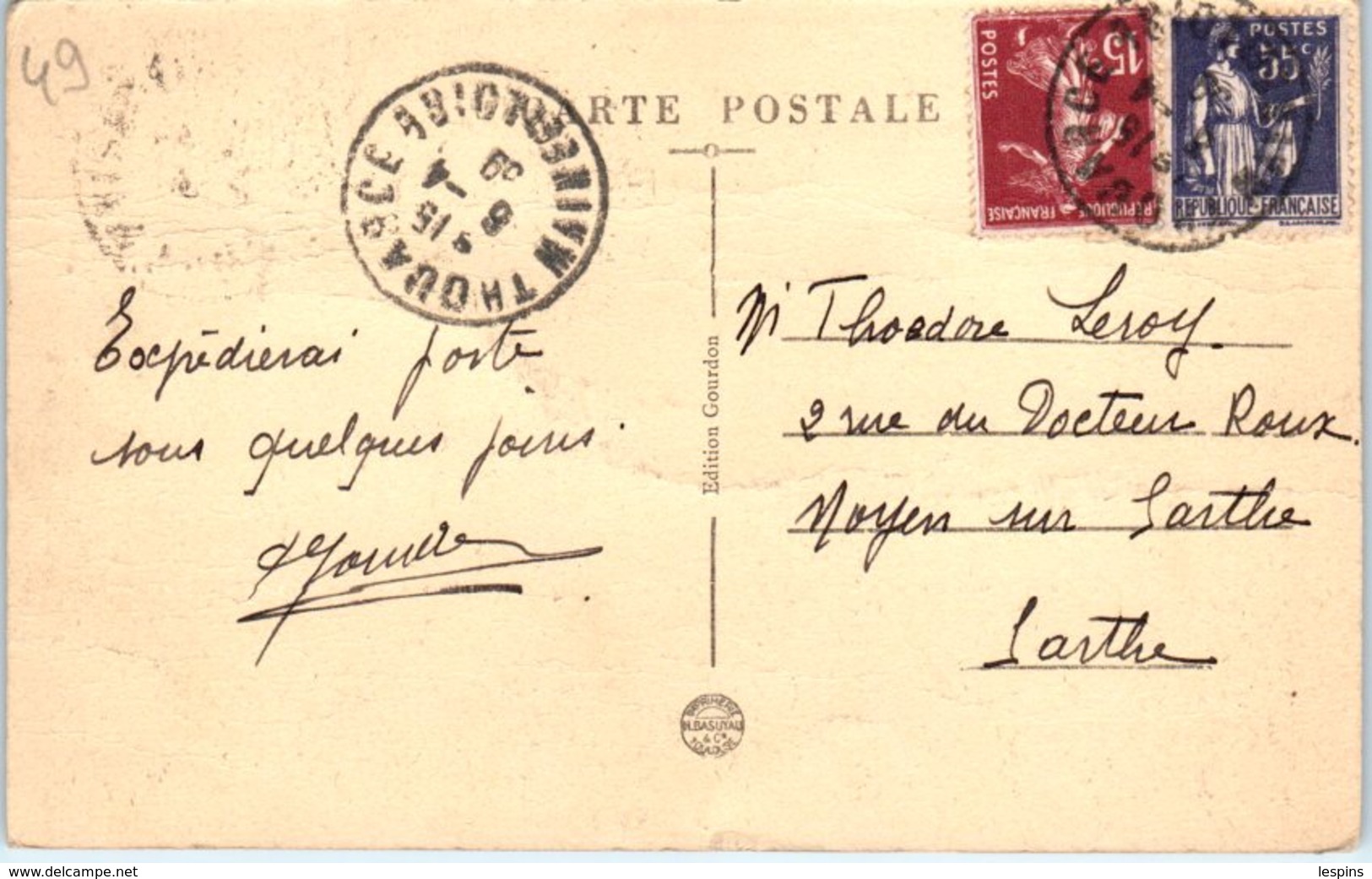 49 - THOUARCE -- Vue Générale - Thouarce