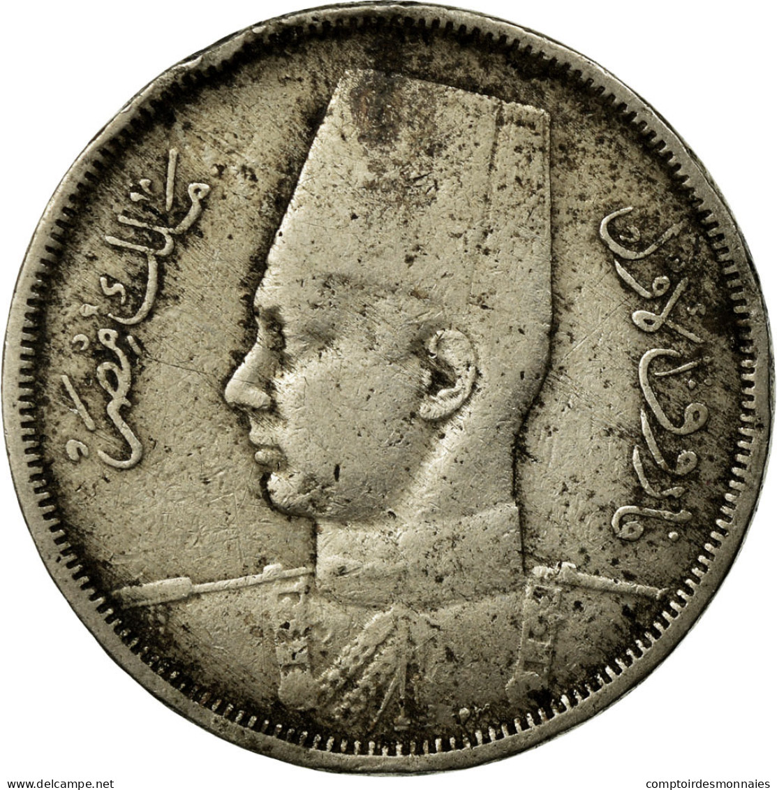 Monnaie, Égypte, Farouk, 5 Milliemes, 1941/AH1360, British Royal Mint, TB - Egypte